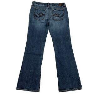 X2 Slim W10 Women 30 Flare Bootcut Leg Cowgirl Core Western Low Rise Denim Jeans